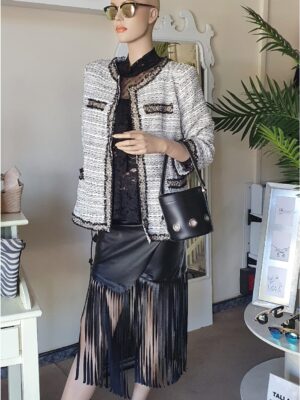 Chaqueta americana mujer con brillo