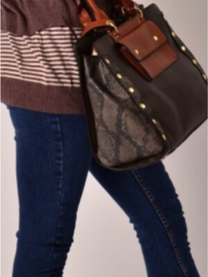 Mujer - Bolso armado detalle animal print