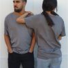 Camiseta unisex básica gris